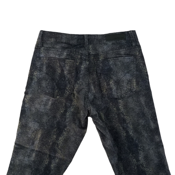 Calvin Klein Jeans Snakeskin Patterned Skinny Fit Pants | US 10 - Picture 5 of 5